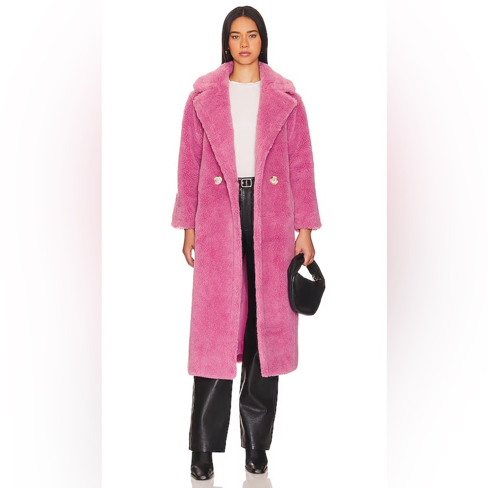 Elliat indi coat in rose pink